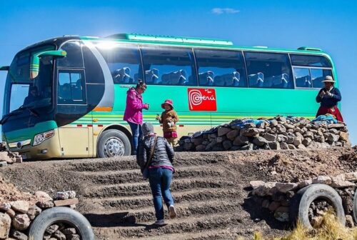 Bus from Chivay to Cusco